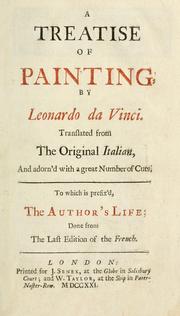 Cover of: A treatise of painting