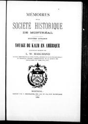 Cover of: Mémoires de la Société historique de Montréal