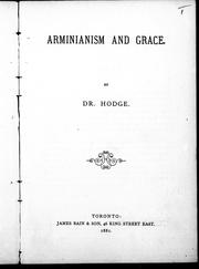 Cover of: Arminianism and grace