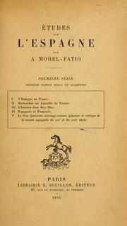 Cover of: Études sur l'Espagne: première série.