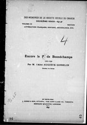 Cover of: Encore le P. de Bonnécamps: 1707-1790
