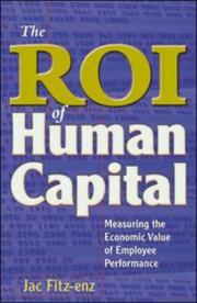 The ROI of human capital by Jac Fitz-enz