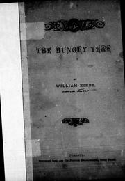 Cover of: The hungry year