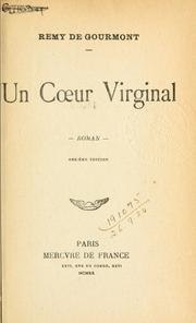 Cover of: coeur virginal: roman.