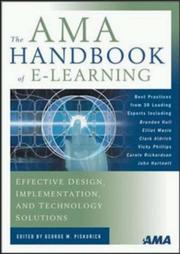 The AMA handbook of e-learning : effective design, implementation, and technology solutions