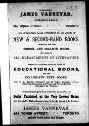 Cover of: The Canada education directory, and year book for 1876 |