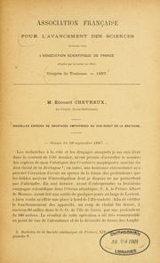 Cover of: Nouvelles espèces de crustacés amphipodes du sud-ouest de la Bretagne by Édouard Chevreux