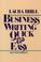 Cover of: Business writing quick & easy