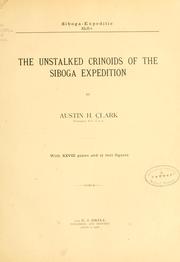 Cover of: unstalked crinoids of the Siboga expedition