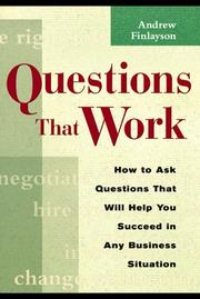 Cover of: Questions that Work