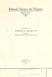 Cover of: Edward Banges the pilgrim by Charles Howard Bangs