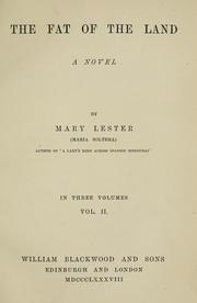 Cover of: The fat of the land by Maria Soltera