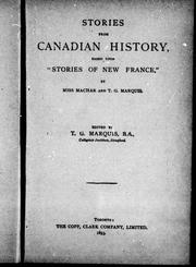Cover of: Stories from Canadian history: based upon "Stories of New France"