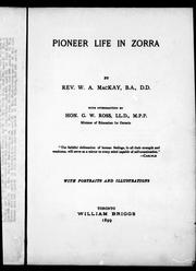 Cover of: Pioneer life in Zorra