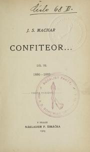Cover of: Confiteor--