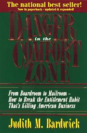 Cover of: Danger in the comfort zone