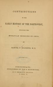 Cover of: Contributions to early history of the North-west