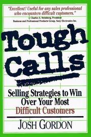 Cover of: Tough Calls | Josh Gordon