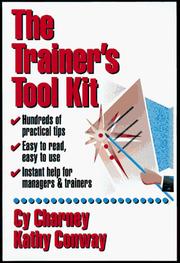 Cover of: The trainer's tool kit