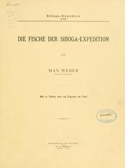 Cover of: Die fische der Siboga-expedition