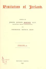 Cover of: Visitation of Ireland. by Joseph Jackson Howard