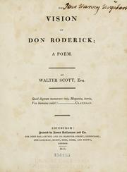 Cover of: The vision of Don Roderick: a poem