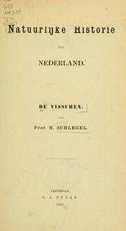 Cover of: De visschen by H. Schlegel