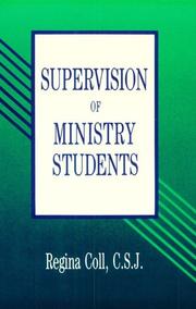 Cover of: Supervision of ministry students