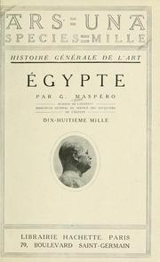 Cover of: Égypte