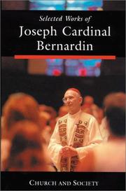 Cover of: Selected works of Joseph Cardinal Bernardin by Joseph Louis Bernardin
