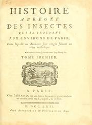 Cover of: Histoire abregée des insectes by Geoffroy M.