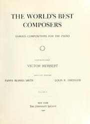 Cover of: world's best composers.