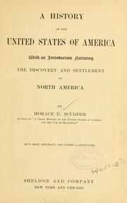 Cover of: history of the United States of America: with an introduction narrating the discovery and settlement of North America