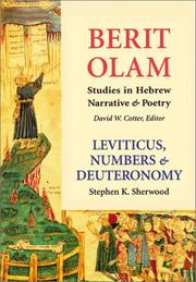 Cover of: Leviticus, Numbers, Deuteronomy by Stephen K. Sherwood