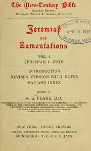 Cover of: Jeremiah and Lamentations: Introduction.