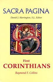 First Corinthians by Raymond F. Collins