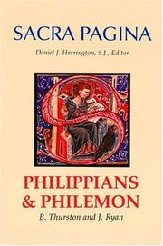 Cover of: Philippians And Philemon (Sacra Pagina Series)