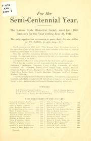 Cover of: [List of members. by Kansas State Historical Association