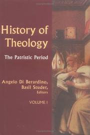 Cover of: History of theology