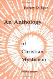 Cover of: An Anthology of Christian mysticism by [compiled by] Harvey Egan.