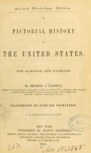A pictorial history of the United States by Benson John Lossing