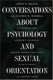 Cover of: Conversations about Psychology and Sexual Orientation