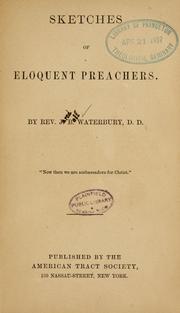 Cover of: Sketches of eloquent preachers.