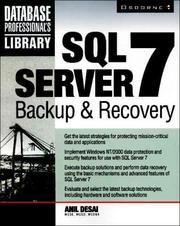 Cover of: SQL Server 7 by Anil Desai