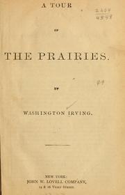 Cover of: A tour of the prairies