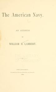 The American navy by William H. Lambert