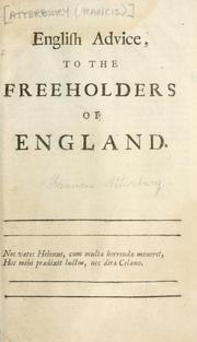 Cover of: English advice to the freeholders of England.