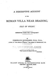 Cover of: A descriptive account of the Roman villa near Brading, Isle of Wight