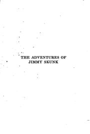 Cover of: adventures of Jimmy Skunk.