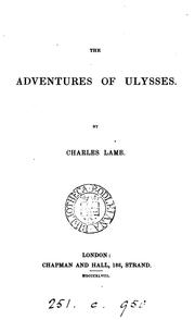 Lamb's adventures of Ulysses by Charles Lamb